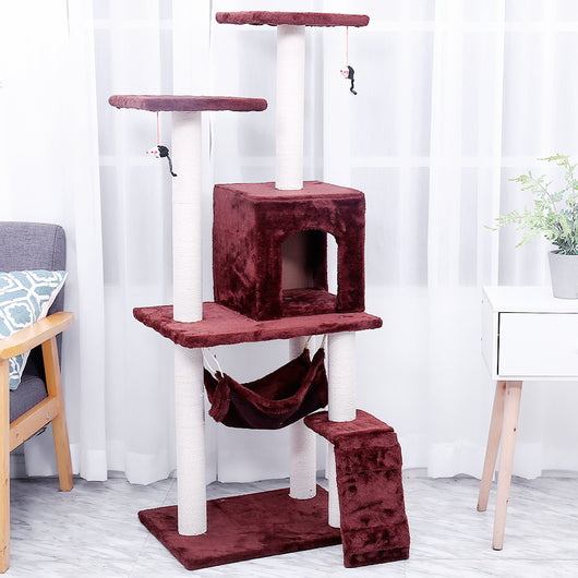 Árbol Rascador Multicapa para Gatos con Plataformas de Juego - Image 12
