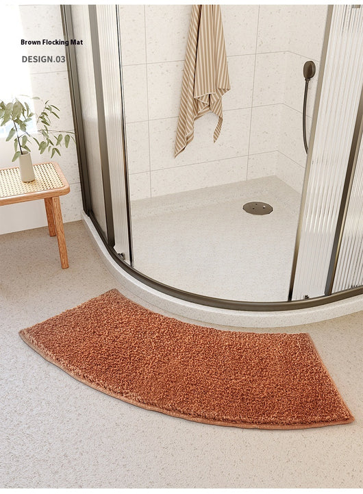 Tapete Curvo para Baño Absorbente Antideslizante Lavable - Image 11