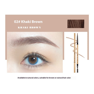 Lápiz de Cejas Ultra Fino Dorado Resistente al Desvanecimiento - Image 6