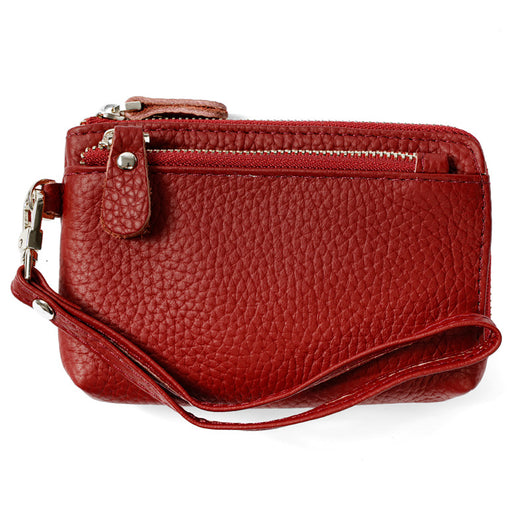 Cartera de Cuero para Mujer con Cierre de Cremallera y Monedero - Image 5