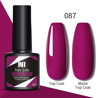 Esmalte de Uñas Gel Rojo Navideño con Brillo Reflectante UV - Image 96