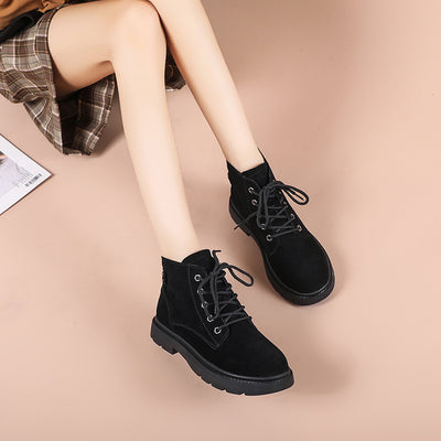 Zapatos de Cuero Estilo Británico con Suela Gruesa y Aumento de Altura - Image 5