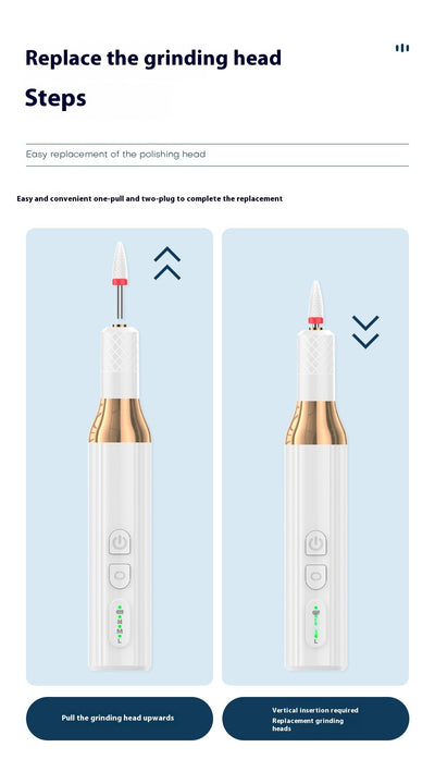 Máquina Portátil de Perforación de Uñas USB Recargable - Image 13