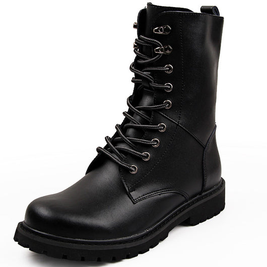 Botas Martin Retro para Hombre con Forro Cálido y Suela Resistente - Image 3
