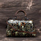 Bolso de Mano Personalizado en Cuero Genuino con Grabado Artesanal