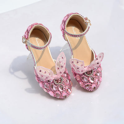 Zapatos de Tacón Alto con Cristales para Presentaciones Infantiles - Image 8