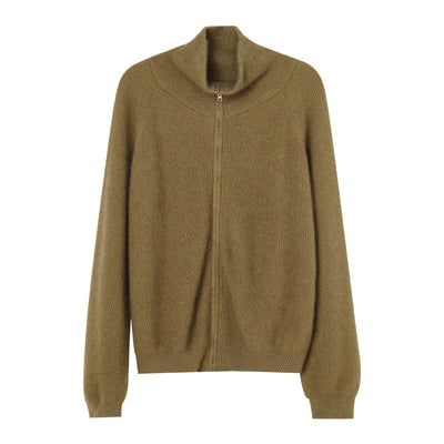 Cardigan Suelto con Cierre de Cremallera para Mujer - Tejido Acogedor - Image 8