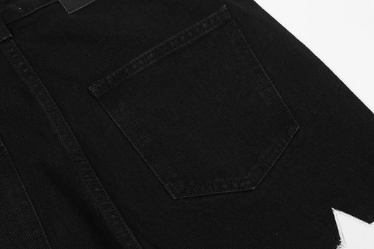 Jeans Acampanados Casuales con Estampado de Estrellas para Hombre - Image 9