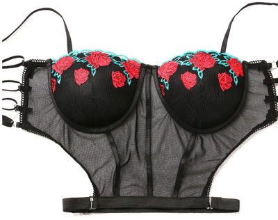 Lencería Sexy de Encaje Negro con Varillas - Diseño Elegante y Seductor - Image 8