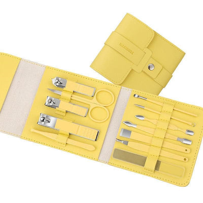 Kit Completo de 16 Herramientas de Manicura en Acero Inoxidable con Estuche PU - Image 16