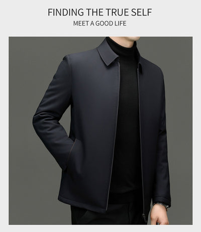 Ropa Business Casual de Algodón Puro para Hombre Maduro - Image 15