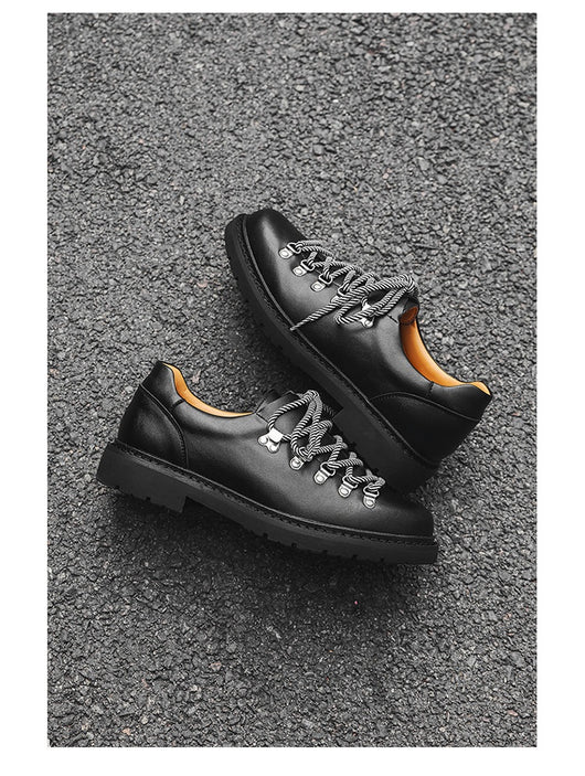 Zapatos Casuales Estilo Británico Retro de Trabajo - Image 14