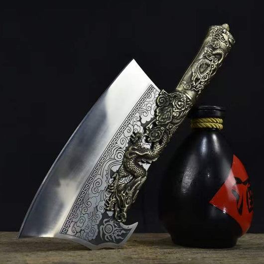 Cuchillo Profesional para Deshuesar con Mango de Cobre Integrado - Resistente a la Oxidación
