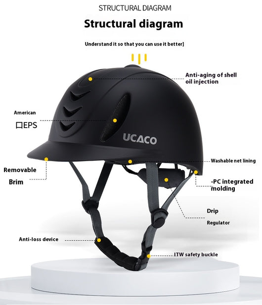 Casco de Equitación Transpirable para Adultos y Niños - Protección Certificada - Image 16