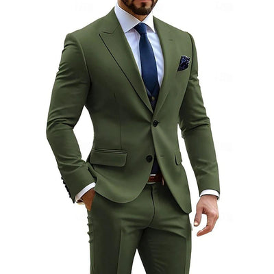 Traje Slim Fit Dos Piezas Gris para Negocios y Reuniones Profesionales - Image 12