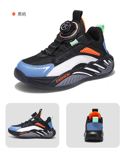 Zapatillas de Otoño Antideslizantes con Suela Flexible y Cierres Giratorios para Niños y Adolescentes - Image 25