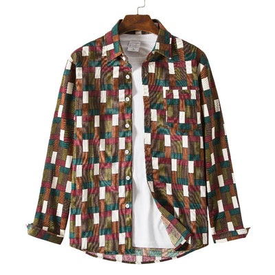 Camisa Étnica Holgada Talla Plus - Estilo Casual Versátil - Image 15