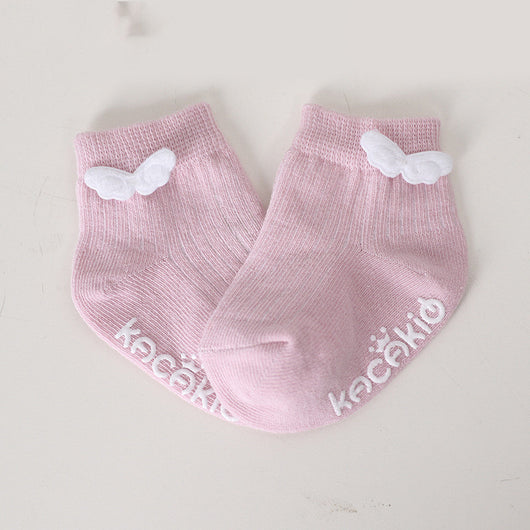 Calcetines Infantiles con Alas de Ángel Antideslizantes de Algodón - Image 9
