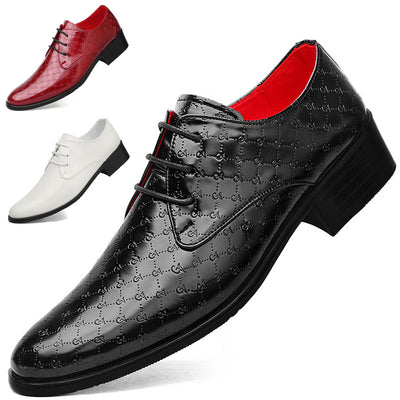 Zapatos Formales de Tacón Alto Puntiagudo en Cuero PU para Hombre - Image 8