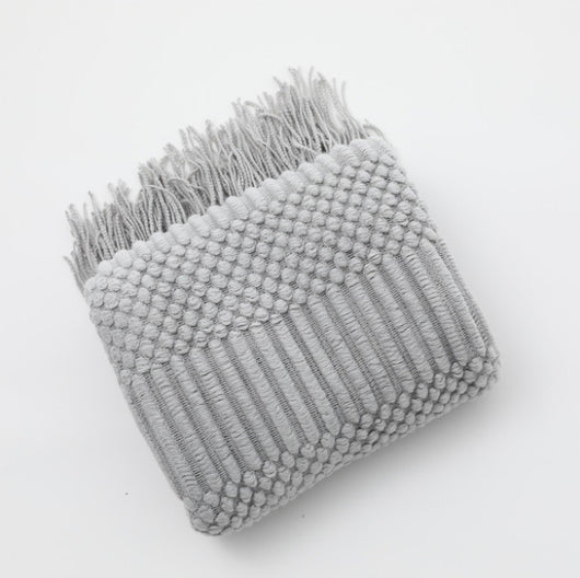 Manta Sofá Cama de Cachemira Suave con Borlas Decorativas - Image 20