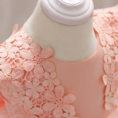 Vestido de Princesa en Encaje y Malla para Niña - Image 17