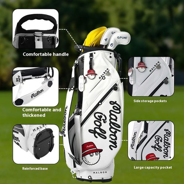 Bolsa Profesional para Pelotas de Golf en Cuero Impermeable