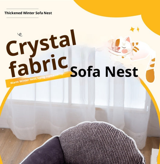Sofá Cama Felpa para Mascotas Pequeñas y Medianas - Image 14