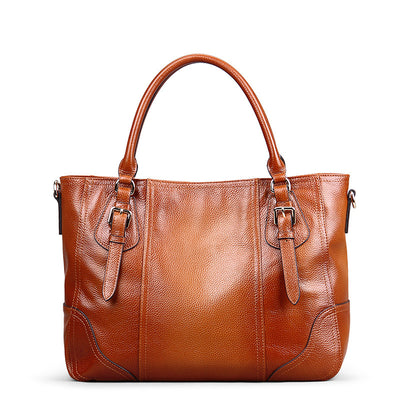 Bolso de Cuero Genuino Estilo Retro con Bandolera Simple - Image 5