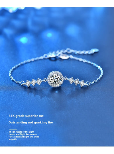 Pulsera de Moissanita Estrellada Minimalista para Mujer - Image 7