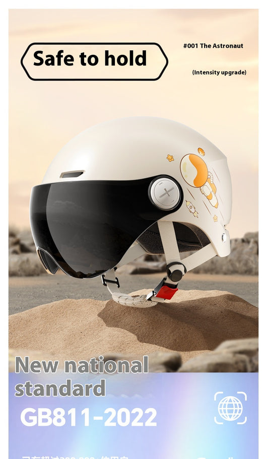 Casco de Moto Eléctrica Semiabierto de Seguridad Unisex Verano - Image 17