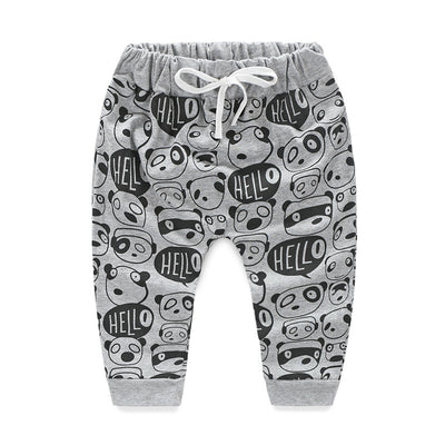 Pantalones Casuales Estampado Panda - Traje Descontracturado - Image 5