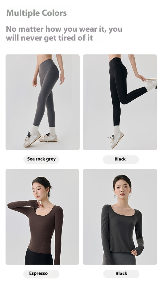 Pantalones Yoga Mujer Cintura Alta con Soporte de Cadera 3D y Control Abdominal - Image 12