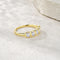 Anillo de Plata Esterlina Luxury Fashion Resistente al Color