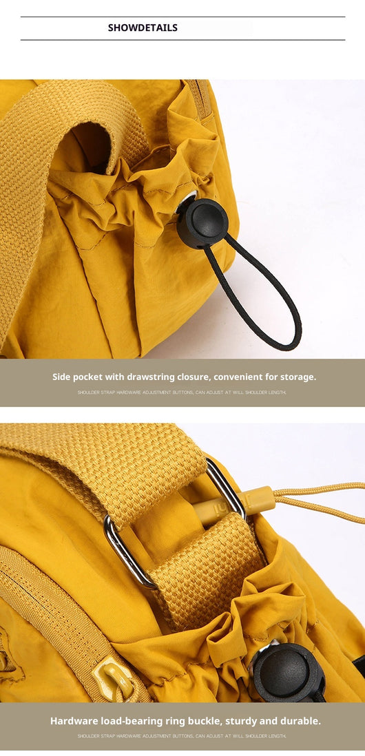 Bolso Bandolera Multicompartimento Nylon Ligero para Mujer - Viajes y Uso Diario - Image 25