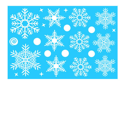 Pegatinas Navideñas para Ventanas - Copos de Nieve Estáticos Reutilizables - Image 12