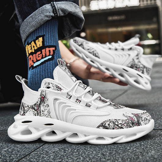 Zapatillas Deportivas Mesh Transpirables con Diseño Graffiti - Image 7