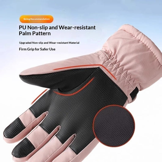 Guantes Térmicos para Esquí con Forro Polar y Pantalla Táctil - Image 4