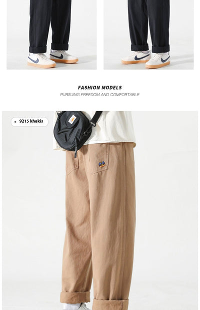 Pantalones Cargo Sueltos para Hombre Rectos Casuales - Image 32