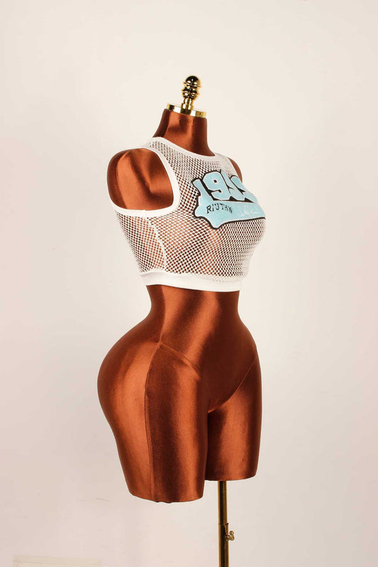 Chaleco Estampado Digital con Cuello Redondo y Detalles Calados - Image 13