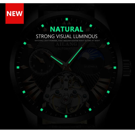 Reloj Automático Mecánico para Hombre con Esqueleto Visible y Resistencia al Agua - Image 22