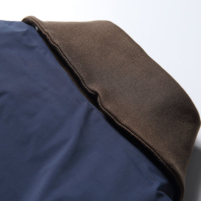 Abrigo Acolchado Retro con Cuello Alto para Hombre - Image 17