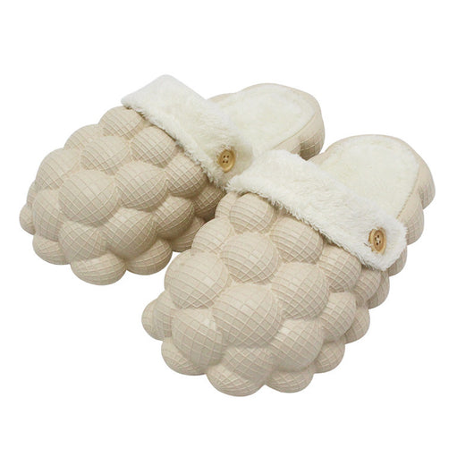 Pantuflas de Algodón Lychee Bubble - Comodidad Trendy - Image 3