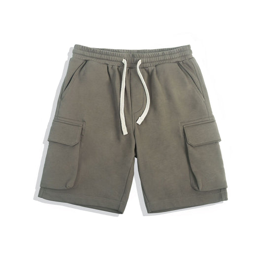 Pantalones Cargo Cortos Sueltos con Cintura Elástica y Cordón Ajustable - Image 6