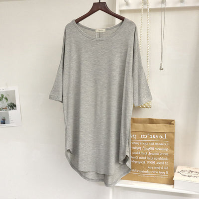 Blusa Suelta Irregular de Capas Delgada - Top Midi Versátil - Image 13