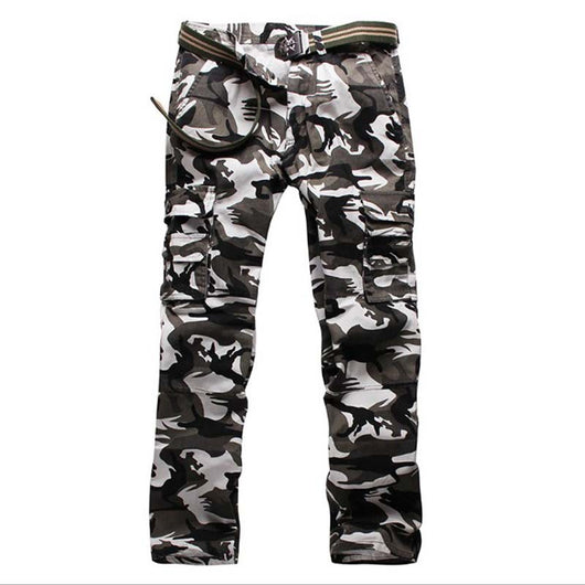 Pantalones Tácticos de Camuflaje con Múltiples Bolsillos para Hombre - Image 4