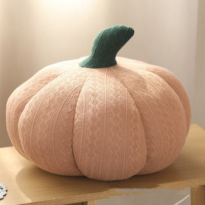 Almohada Redonda de Seda Suave Calabaza - Image 7