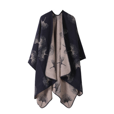Chal de Verano Hoja de Ginkgo - Elegancia de Alto Nivel - Image 8