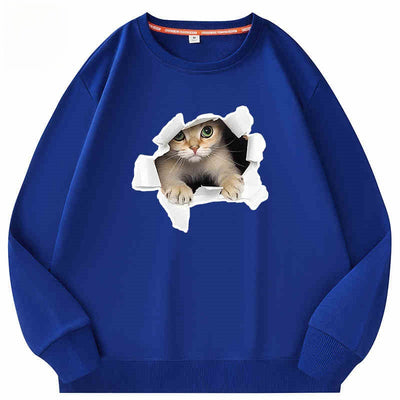 Playera Suelta de Cuello Redondo para Parejas - Algodón 100% Manga Larga - Image 5