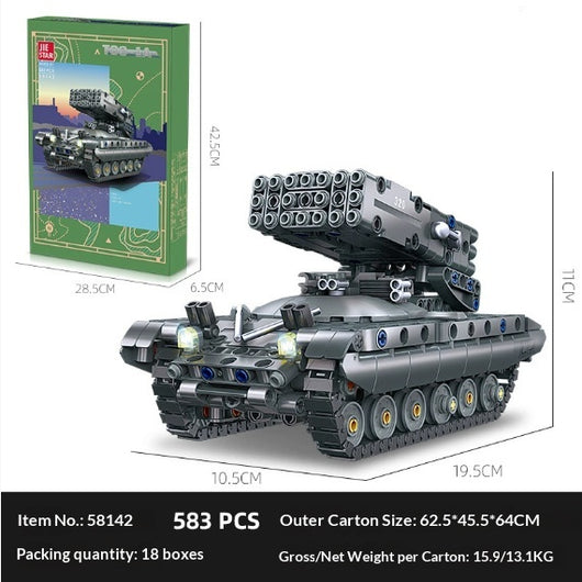 Bloques de Construcción Tanque Pequeños - Regalo Perfecto para Navidad - Image 4
