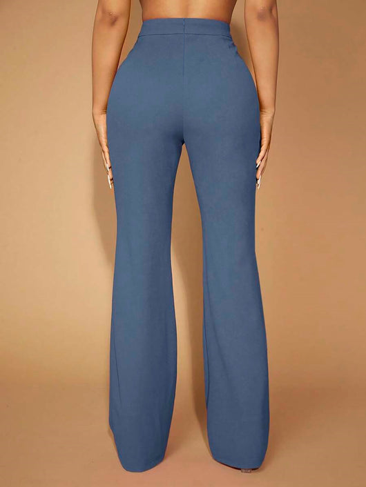 Pantalones de Cintura Alta para Mujer - Elegancia Profesional y Comodidad Diaria - Image 18